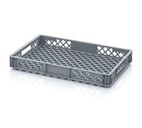 Ventilated Perforated Euro Plastic Stacking Container/Stackable Straight Sided Storage Box - Baking Bakery Tray Cooling Rack - Multi Purpose Ideal for Cupcakes, Bread, Cakes and Muffins (2)