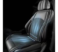 Ventilated Seat Cushion with 16 Fans, 3 Adjustable Levels, Cooling Car Seat Cover for Travelers, Drivers, Commuters, Car Seat Ventilation,12V-Black