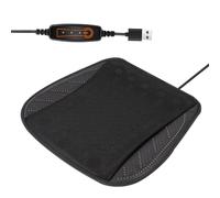 Ventilated Seat Pad for Car, Breathable Cooling Cushion Three Wind Speeds, USB Plug-in Design with 8 Quiet Fans, Ideal to Your Daily Commuting, Travel, and Comfort