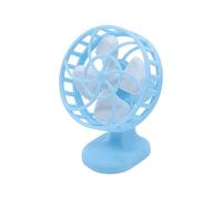 Ventilateur De Table- 5.3 x 4.2 x 3.3 cm Petite Miniature Réaliste Factice | Ventilateur De Table Pour Maison De Décoration Intérieure | Pour Chambre À Coucher Salon Atelier Bureau