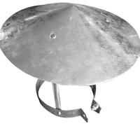 Ventilating Cowl,Stainless Steel Chimney Cowl, Rain and Snow Cover Protector Cap Vent Cowl Top All Purpose Chimney Cowl (Size : 110mm) (Size : 300mm)