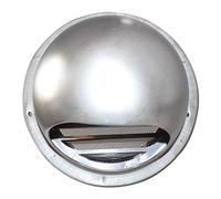 Ventilating Cowl,Stainless Steel Wall Air Vent,Round Wall Air Vent Ducting Ventilation Exhaust,Grille Cover Wall Vent Outlet,180mm/7.1in (Size : 160mm/6.3in)