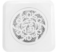 Ventilating Cowl,Ventilation Outlet Cap，Wall-Mountable Adjustable Air Vent White Round Soffit Exhaust Vent for Inline Duct Fan Outlet Vent (Size : 200mm) (Size : 150mm)