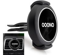 Ventilation Bracket for Ooono 1 Co-Driver No.1 Mount Clip for Ventilation Grille Holder No1 V1 (Black)