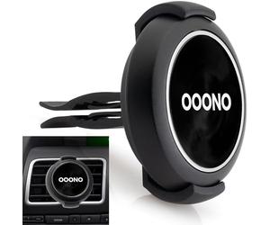 Ventilation Bracket for Ooono 1 Co-Driver No.1 Mount Clip for Ventilation Grille Holder No1 V1 (Black)