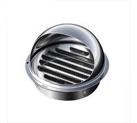 Ventilation Cover 304 Stainless Steel Chimney Cap Rain Snow Proof Roof Tube Exhaust Hood Suitable for 70mm 80mm 100mm 110mm 125mm 150mm 160mm Flue Pipe Built-in Mesh Bird Guard(150mm/5.9")