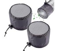 Ventilation Cover for Plant Growth Tent - Dustproof | Pack of 2 Flexible Ventilation Cover for Plant Growing for Motorhome, Kitchen, Outdoor, Bathroom, Indoor, Laundry