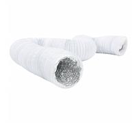 Ventilation Duct Air Duct Exhaust Hose Venting Duct Aluminium and PVC vidaXL