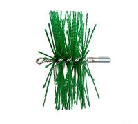 Ventilation Duct Cleaning Brush with Threaded Connection and Adjustable Length for Customized Chimney and Pipe Maintenance (2 Brush head)