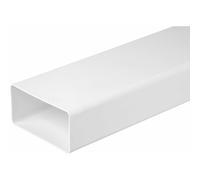 Ventilation duct flat 110x55 white/type WP010/1m 02-413