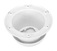 Ventilation Exhaust Fan with Mushroom Head Cap for RV Roof, ABS Plastic Vent Cover Designed for Motorhome and Boat Air Circulation (white)