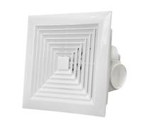 Ventilation Extractor Fan, 6-10inch Square Ceiling Wall-Mount Exhaust Fan, Extractor Blower Exhaust Kitchen Bathroom Ventilation Fan 220V-8inch