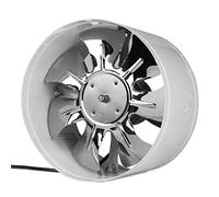 Ventilation Fan 4"/6"/7" Low Noise High Speed Inline Duct Bathroom Toilet Wall Ventilation Fan Booster Exhaust Blower Air Cooling Vent Access,White Ventilating Fan(7 Inches)