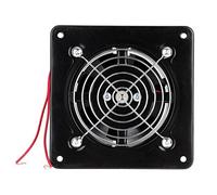 Ventilation Fan 4/6/8Inch Extractor Ventilation Fan Square Metal Exhaust Fan High Speed Bathroom Kitchen Toilet Air Vent Wall Fan Air Extractor ventilating Fan(US 4 inch)