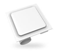 Ventilation Fan Exhaust Ventilator Fan,Integrated Ceiling Kitchen Bathroom High Power Exhaust Fan,Slim and Quiet Bathroom Exhaust Fan,30W,White Ventilating Fan(Us)