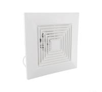 Ventilation Fan, Integrated Ceiling Exhaust Fan Powerful Silent for Kitchen Bathroom Home High-Power Quiet Extractor Fan(24 * 24cm)