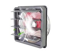 Ventilation Fan Louvered Ventilator Fan,12/14/16 Inch Powerful Exhaust Fan,Household Industrial Metal Exhaust Fan with Protective Net Cover ventilating Fan(One Color 16inch)