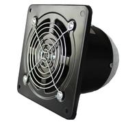 Ventilation Fan,ventilation fan Wall Mounted Exhaust, 4 Inch Metal Ceiling Window Mount with Check Valve