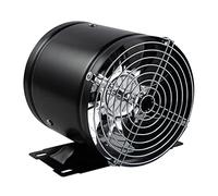 Ventilation Fan Window Duct Air Ventilation Blower with Mounting Base and Protection Mesh,6/7/8 Inch Ventilator Booster Extractor for Toilet Kitchen Industrial Fan ven(One Color 7inch)