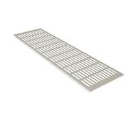 Ventilation Grill Aluminium White Powder Coated Height 150 mm x 1000 mm
