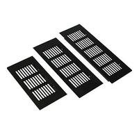 Ventilation Grill Cover Air Vent Covers Cupboard Vents Cover 100X250mm Aluminium Rectangular Cabinet Wardrobe Air Vent Grille Ventilation-Cover