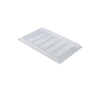 Ventilation Grill,vent covers internal,Air Extractor Fan Cover,Exhaust Grille Rectangular for Wardrobe Shoe Cabinet 1pcs(White,200x400mm)