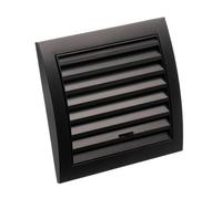 Ø 100mm / 4 inch Air Vent Cover - Adjustable Ventilation Grille with Flyscreen - ABS Plastic Anthracite