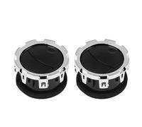 Ventilation Grille 2/4pcs AC Air Duct Vent Air Conditioning Outlet DC3Z19893BA 8C3Z19893BA For F250 F350 F450 F550 For Super Duty Air Vent Grill(2pcs Black)