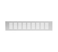 Ventilation Grille 80 x 500 mm Aluminium Silver