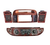Ventilation Grille For Toyota For Camry 5 2002-2005 2006 Air Vent Outlet Radio Dashboard Auto Stereo Panel CD DVD Interior Accessories Air Vent Grill(Brown One Set)
