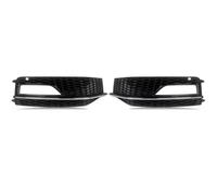 Ventilation Grille Panel Strip For S4 A4 For SLine B8.5 2013 2014 2015 | Fog Lamp Panel Shell Cap Fog Light Grille Front Bumper Fog Light Mesh Left Right Side 1 Pair