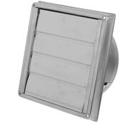 Ventilation Grille Stainless Steel with Movable Louvers for Bathroom | Silver Finish, Simple Elegant Exterior Design, Reusable Steel Build, Supports Indoor Airflow and Wall Use