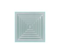 Ventilation Grille White Aluminium 445x445mm 36.2mm 432845