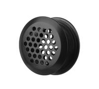 Ventilation Grilles 5pcs Home Shoe Cabinet Double Sided Louver Ornaments Air Vent Decor Hole Vents Cover Ventilator Grille(Black)
