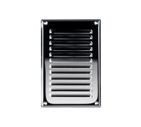 Ventilation Grilles Metal White | Diameter 100 mm | Round Insect Net | Vent Grille Cover | Exhaust Air Vent MTA 14