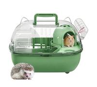 Ventilation Outing Case - PP, 27.5x22x20cm,Portable Hamster Cages, Easy Water Access | Optimal Comfort Hamster Carrying Cage, Small Animal Carrier Cage for Rabbits Rodents