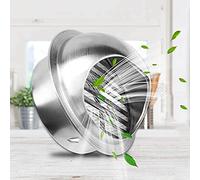 Ventilation Outlet In 304 Stainless Steel, Round Wall Vent Outlet Cover Ø60/100/125/180/200mm, Wall Air Soffit Vents With Built-in Screen Mesh, For Home Or Industrial Applications ( Size : 110mm/4.3in