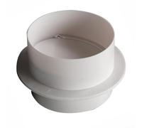 Ventilation Pipe Duct Check Valve ABS Plastic Backdraft Damper Aitr Duct Connector Accessory Airflow Ducting Insert for Ventilation (150MM)