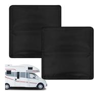 Ventilation Protector - 2 Piece RV Insulator, Sun Protection with Reflective Layer, Fan Cover Protection, Trailer Ceiling Window Protection, Heat and Light Barrier, Easy to Install Accessory