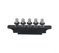 Ventilation Switch Replacement for Kitchen Hoods | 5-key layout, 3 for interlock 1 reset 1 lock, fixes broken buttons, black hard plastic, easy install