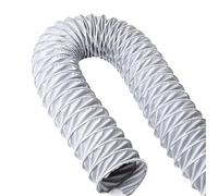 Ventilator Retractable Exhaust Ducts, Utility Blower/Air Systems/Exhaust Fan Duct Hosing Dia 2 7 Inch, Flame Retardant Flexible Duct Hose with Steel Support(4m/13ft,ID 6 2/7in/160mm)