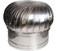 Ventilator Roof,Rain Cap Fan,Stainless Steel Chimney Exhaust Vent Rotating Cover.