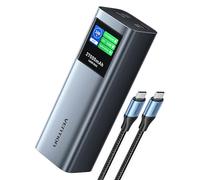 VENTION 27000 mAh 140W Power Bank Fast Charging 3-Port Laptop Portable Charger with Smart Digital Display, PD3.1, for Dell HP Laptops, Macbook Pro, iPhone 15 14 13, iPad Pro, Galaxy S24, etc