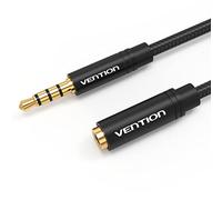VENTION 3.5mm Audio Mic Extension Cable Headphone Extension Cable 3.5mm Male to Female 4 pole Aux Extender trrs cable Stereo audio cable,nylon braided cable for headset/TV/laptop/Nintendo(5M)