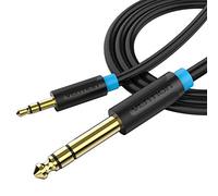 Vention 3.5mm to 6.35mm Adapter Jack Audio Cable for Mixer Amplifier Guitar Male to Male Aux Cable (3m/10ft)