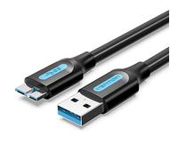 VENTION Hard Drive Cable 0.5m USB 3.0 Type A to Micro USB B Cable 5Gbps External Hard Drive Lead Compatible with Seagate Western Toshiba and more