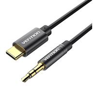 VENTION Type C to 3.5mm Stereo Audio Cable, USB C male to 3.5mm male Audio jack Flexible spring cable for Samsung Galaxy S8/S8 Plus Google Pixel XL and other Type C Port Smartphones (1m/3ft)