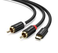 VENTION USB C to 2X RCA Audio Cable Type C to 2RCA Stereo Adapter Cable,USB-C to Dual Cinch Plug Y Cable Compatible with Phone,Tablet,Speaker,PS5,Amplifier,DVD,TV,Soundbox,Macbook Pro (1.5M/4.92ft)