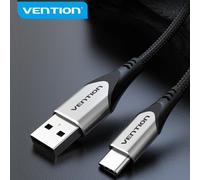 Vention USB Type C Cable Fast Charging USB C Charger Cord For Huawei P40 Realme Oppo Xiaomi USB Data Cable Mobile Phone Cable 3A Aluminum Alloy