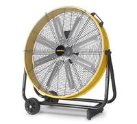 VENTISOL 24 Inch Industrial Floor Fan, 3-Speed High Velocity Shop Fan with 8 Blades, Heavy Duty Drum Fan, 9500 CFM Outdoor Metal Fans for Garage, Warehouse, Patios